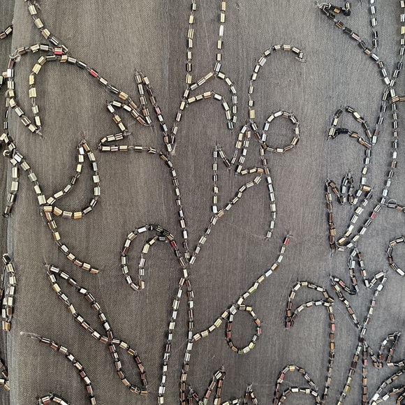 90s Silk NWT beaded cardigan - Picture 4 of 6